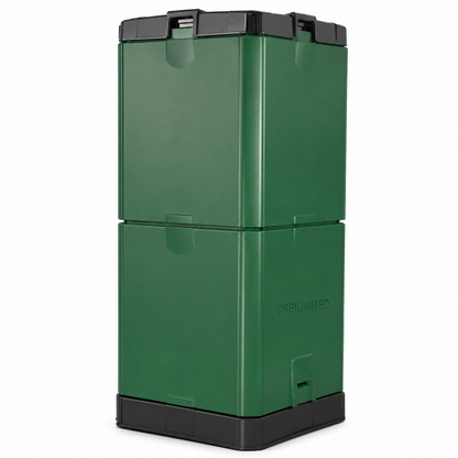 ORBILIMITED Hot Composter in Green with Leachate Hose 200L