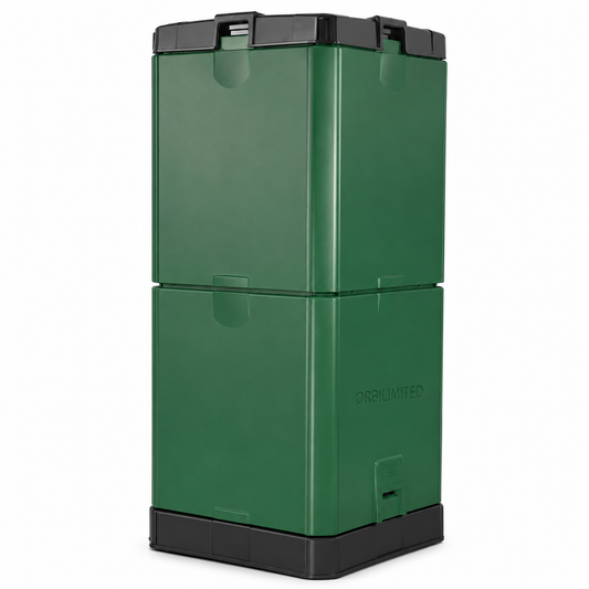 ORBILIMITED Hot Composter in Green with Leachate Hose 200L