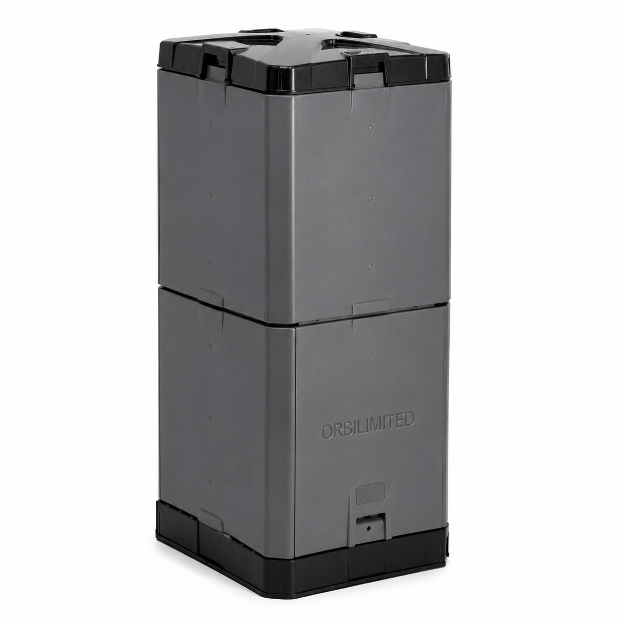 ORBILIMITED Hot Composter in Grey with Leachate Hose 200L